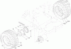 Compact Utility Loaders 22317 - Toro Dingo 220 Compact Utility Loader (SN: 313000001 - 313999999) (2013) Ersatzteile REAR WHEEL ASSEMBLY