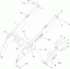 Compact Utility Loaders 22320 - Toro Dingo TX 525 Wide Track Compact Utility Loader (SN: 270000401 - 270999999) (2007) Ersatzteile LOADER ARM ASSEMBLY