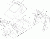 Compact Utility Loaders 22321 - Toro Dingo TX 427 Compact Utility Loader (SN: 290000001 - 290999999) (2009) Ersatzteile HOOD ASSEMBLY