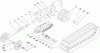Compact Utility Loaders 22322 - Toro Dingo TX 427 Wide Track Compact Utility Loader (SN: 280000001 - 280999999) (2008) Ersatzteile TRACK AND TRACTION ASSEMBLY