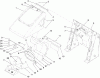 Compact Utility Loaders 22322 - Toro Dingo TX 427 Wide Track Compact Utility Loader (SN: 290000001 - 290999999) (2009) Ersatzteile HOOD ASSEMBLY
