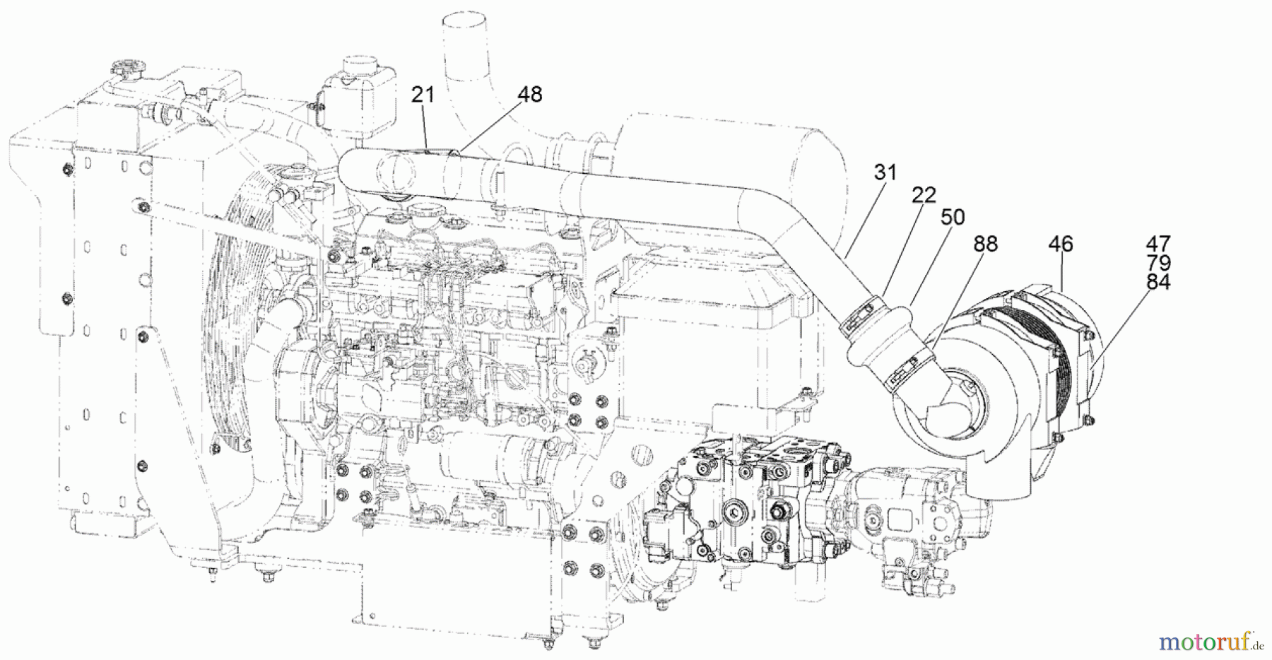  Zubehör DD2024 - Toro EarthPro Directional Drill (2007) ENGINE AIR CLEANER ASSEMBLY MACHINE SERIAL NUMBERS THRU DD202490144 AND INCLUDING DD202490147