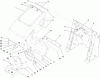 Compact Utility Loaders 22322 - Toro Dingo TX 427 Wide Track Compact Utility Loader (SN: 310000001 - 310999999) (2010) Ersatzteile HOOD ASSEMBLY