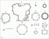 Compact Utility Loaders 22323G - Toro Dingo TX 525 Compact Utility Loader (SN: 314000001 - 314999999) (2014) Ersatzteile LOWER ENGINE GASKET KIT