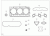 Compact Utility Loaders 22323G - Toro Dingo TX 525 Compact Utility Loader (SN: 314000001 - 314999999) (2014) Ersatzteile UPPER ENGINE GASKET KIT
