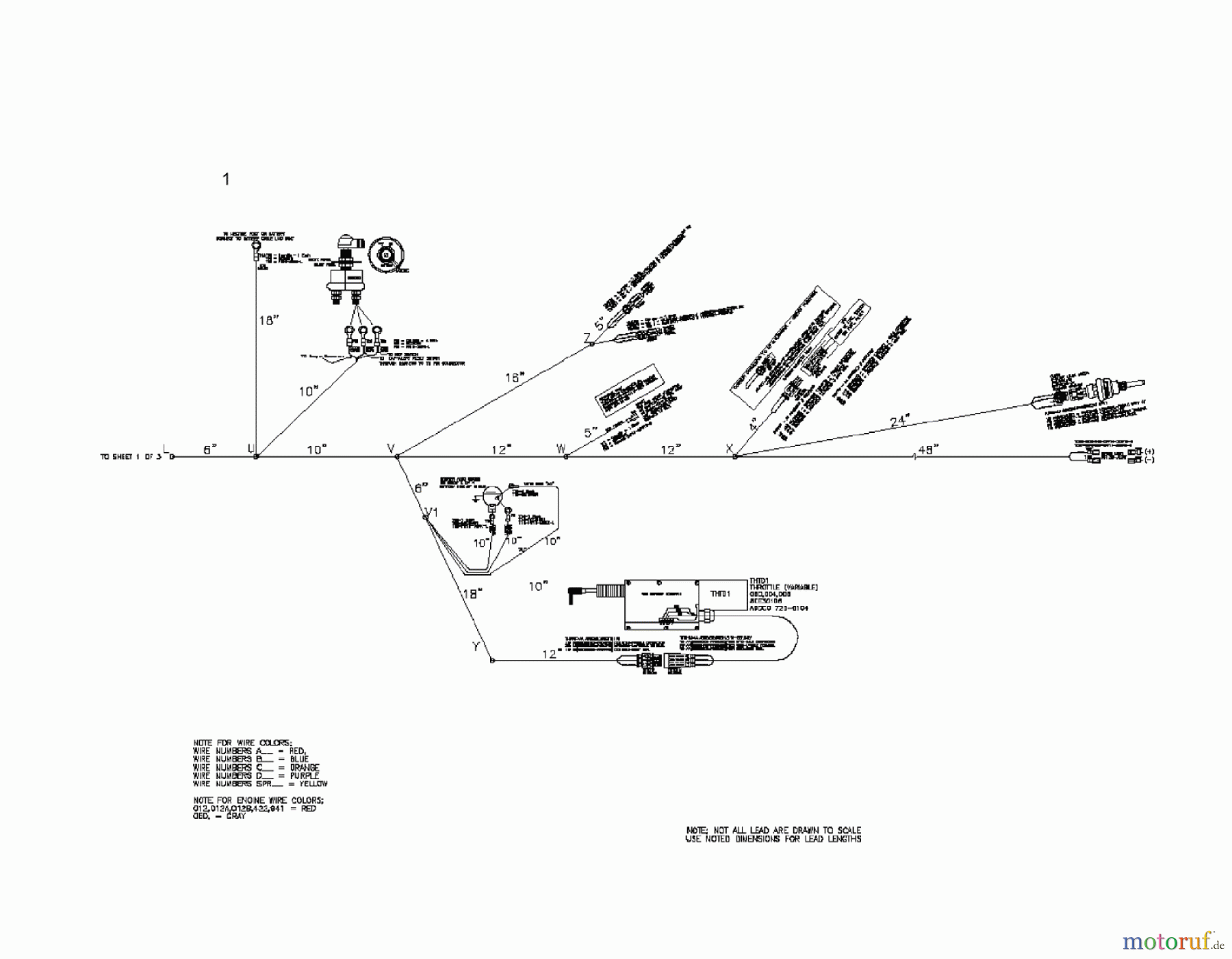  Zubehör DD2024 - Toro EarthPro Directional Drill (2007) MAIN HARNESS SERIAL NUMBERS DD202480144 THRU DD202490150 #3
