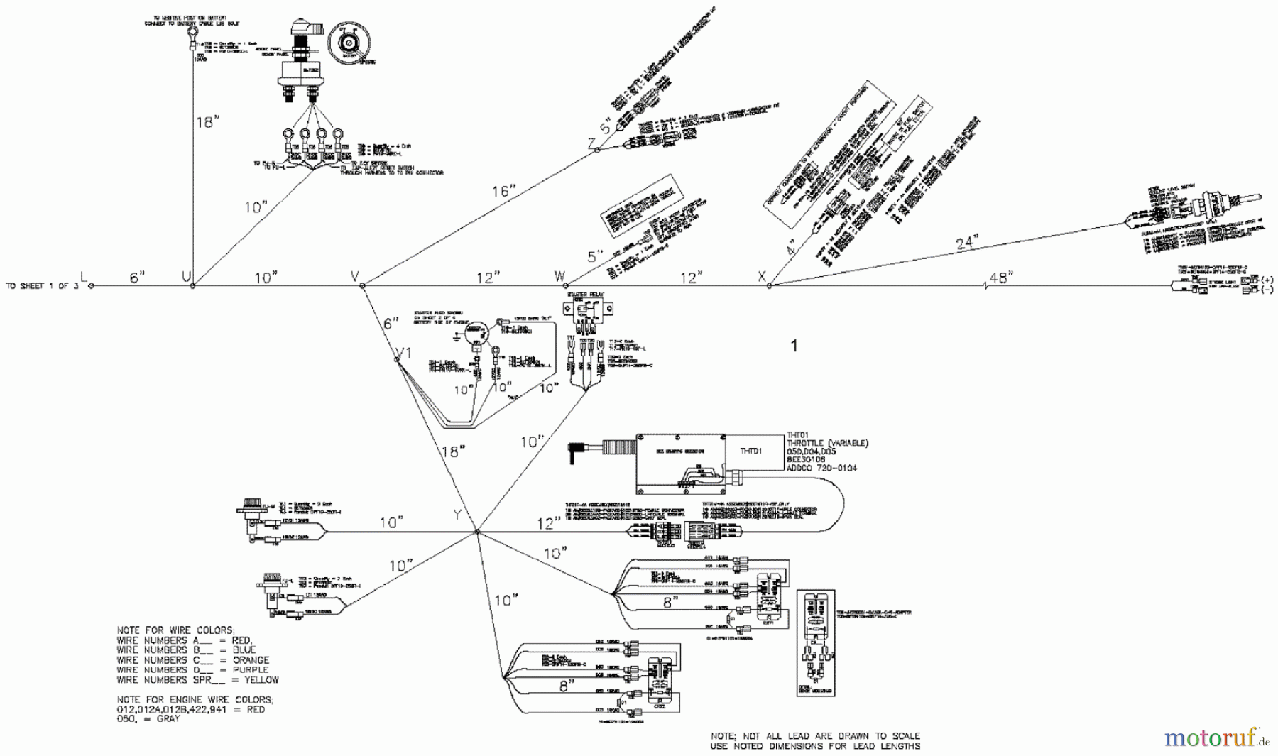  Zubehör DD2024 - Toro EarthPro Directional Drill (2007) MAIN HARNESS SERIAL NUMBERS DD20248143