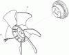 Compact Utility Loaders 22324 - Toro Dingo TX 525 Wide Track Compact Utility Loader (SN: 311000001 - 311999999) (2011) Ersatzteile FAN ASSEMBLY
