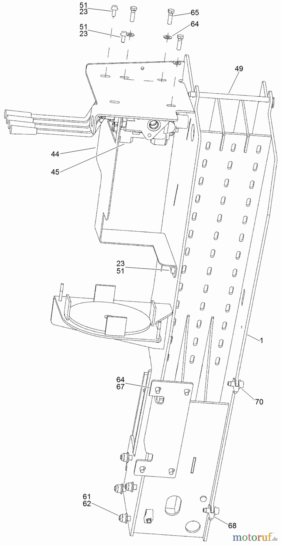  Zubehör DD2024 - Toro EarthPro Directional Drill (2007) ROD LOADER ASSEMBLY NO. 1