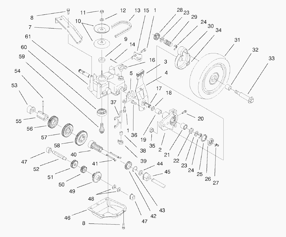 Ersatzteillisten für Toro Roth / TORO Gehäuse Aufhängung