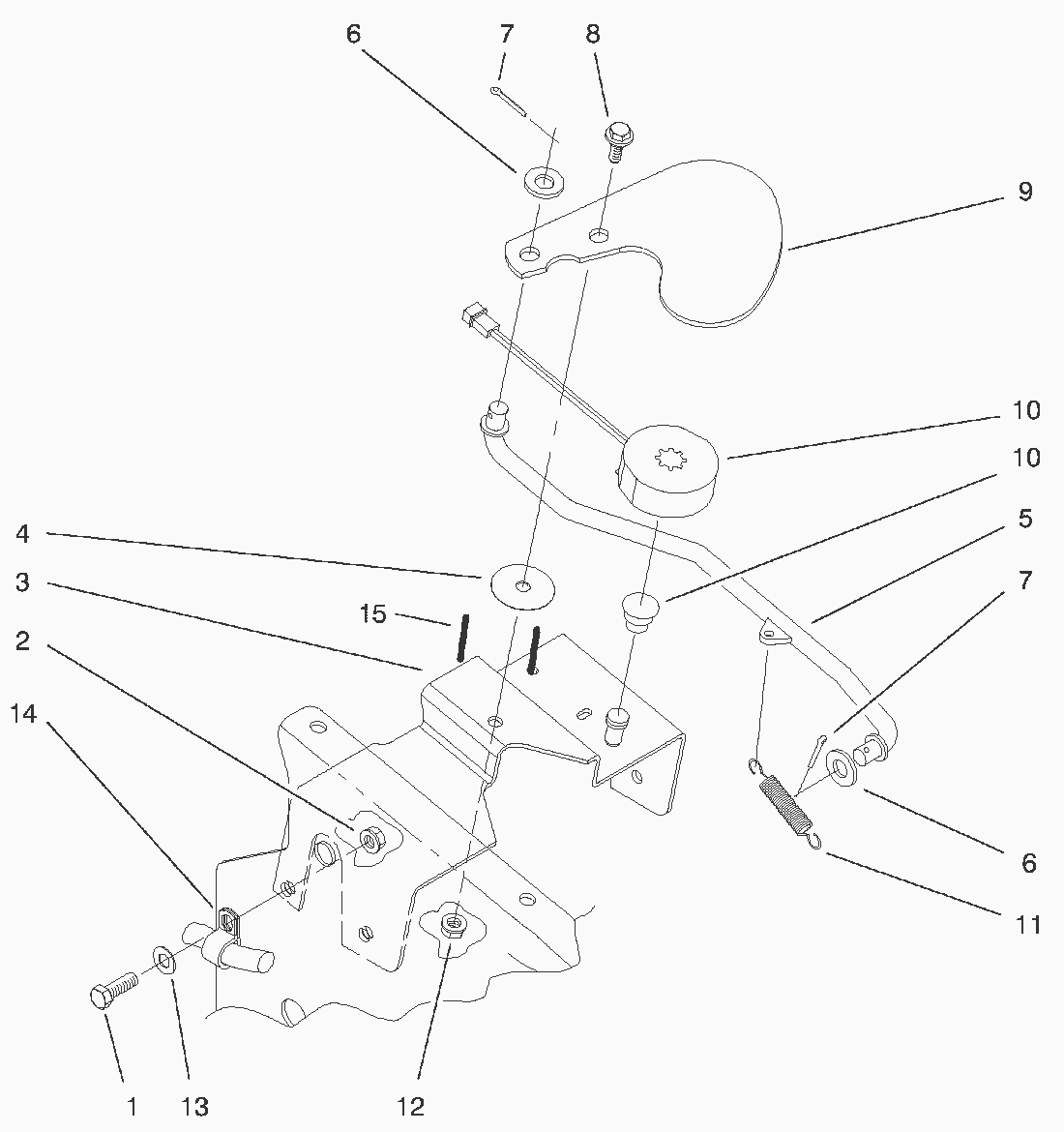Ersatzteillisten für Toro Roth / TORO Tempomat Betätigung - Ersatzteil Shop